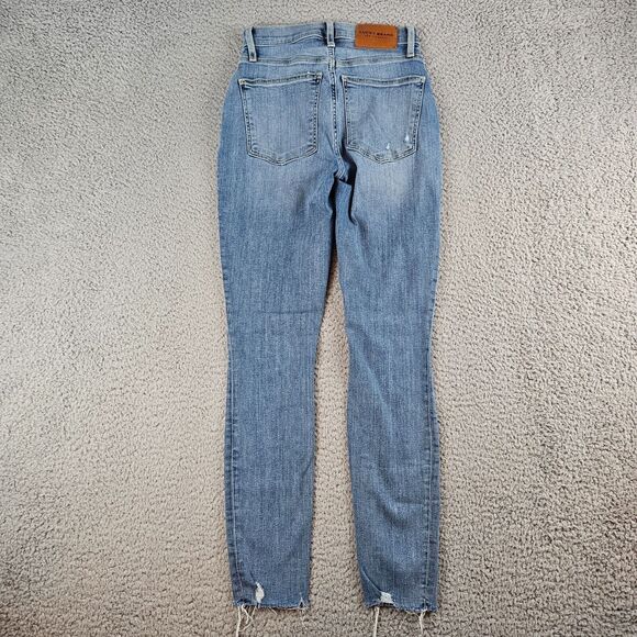 Lucky Brand Jeans Womens 26x29‎ Blue Bridgette High Rise Skinny Denim Light Wash - Picture 12 of 16
